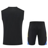 25/26 Man Utd  Black Tank top and shorts suit