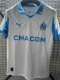 25/26  Marseille White  Fans Soccer Jersey