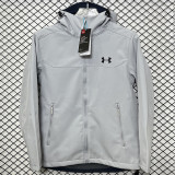 2025  RK905 ADM  Grey Thickened Assault  Hooded Windbreaker (加厚冲锋衣）