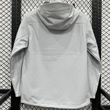 2025 RK904 NK Grey Thickened Assault  Hooded Windbreaker (加厚冲锋衣）