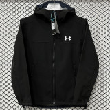 2025  RK905 ADM Black  Thickened Assault  Hooded Windbreaker (加厚冲锋衣）