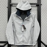 2025  RK905 ADM  Grey Thickened Assault  Hooded Windbreaker (加厚冲锋衣）