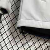 2025  RK907 JD  Grey  Thickened Assault  Hooded Windbreaker (加厚冲锋衣）