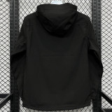 2025  RK905 ADM Black  Thickened Assault  Hooded Windbreaker (加厚冲锋衣）