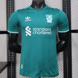 25/26 LIV Green Special Edition Player Version Soccer Jersey(圆领）