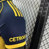 25/26  Boca Juniors Home Player Version Soccer Jersey（右袖与背下没广告)