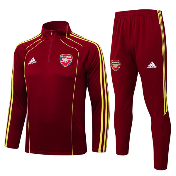 25/26  ARS Red Half Pull Tracksuit #B2549 (半拉链)