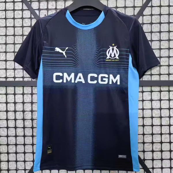 25/26  Marseille Away  Fans Soccer Jersey