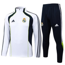 25/26  RMA White  Half Pull Tracksuit #B2544(半拉链)