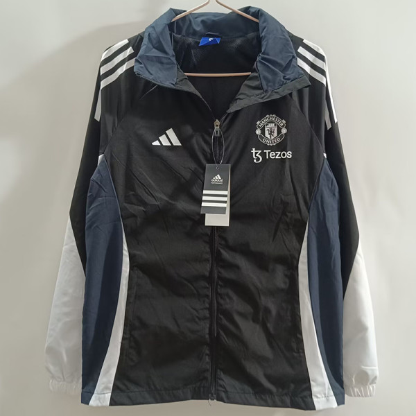 25/26  Man Utd  Black  Extended Edition Windbreaker