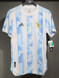 2021  Argentina Home  Player Version Soccer Jersey