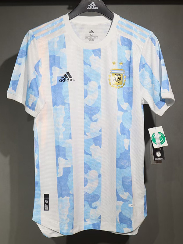 2021  Argentina Home  Player Version Soccer Jersey
