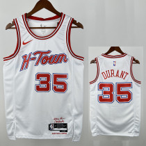 23/24 ROCKETS DUR ANT #35 White City Edition  Top Quality Hot Pressing NBA Jersey