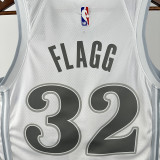 24/25 Dallas Mavericks FL AGG  #32 White City Edition  Top Quality Hot Pressing NBA Jersey