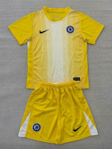 25/26  CHE Goalkeeper Yellow Kids  Soccer Jersey