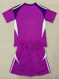 25/26 Aberdeen  Goalkeeper Purple Kids Soccer Jersey