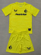 25/26 feyenoord  Goalkeeper Yellow  Kids  Soccer Jersey