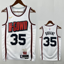 24/25 ROCKETS DUR ANT #35 White City Edition  Top Quality Hot Pressing NBA Jersey