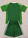 25/26 Argentina Goalkeeper Green Kids Soccer Jersey