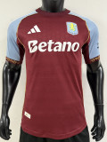 25/26  Aston Villa Home  Player Version Soccer Jersey