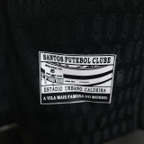 25/26  Santos FC Special Edition Black Player Version Soccer Jersey（胸前blaze广告）