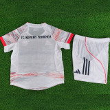25/26  Bayern Away  Player Version Kids Soccer Jersey(球员版）