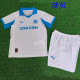 25/26  Marseille Home  Player Version  Kids Soccer Jersey(球员版）