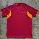 25/26  Roma Home  Fans Soccer Jersey