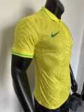 25/26 Brazil Leaf Map Special Edition  Player Version Soccer Jersey（带五星）