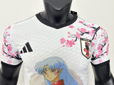 25/26 Japan Inuyasha White   Player Version  Soccer Jersey(犬夜叉）
