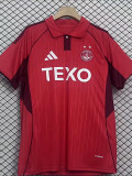25/26 Aberdeen Home Fans Soccer Jersey