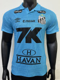 25/26 Santos FC Third   Player Version  Soccer Jersey(Print All Sponsor)(新全广告)