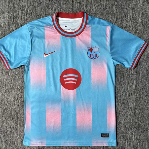 25/26 BAR Light Blue Training Shirts(红标）