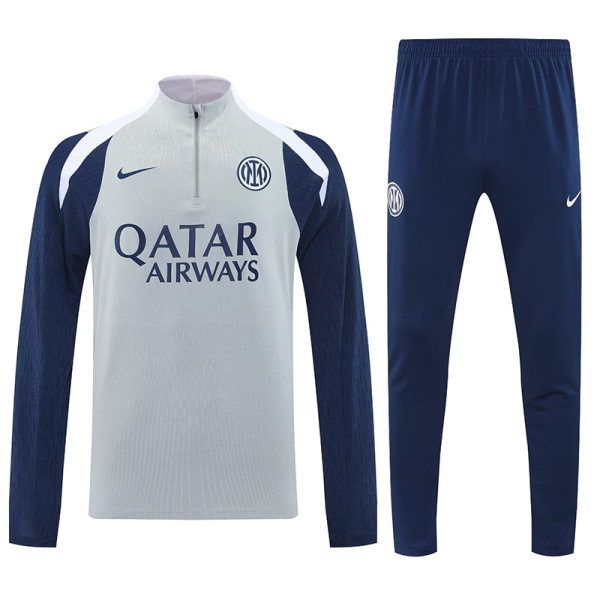 25/26  INT Grey  Player Version Half Pull Tracksuit  (半拉链)