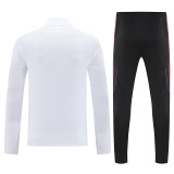 25/26 Bayern White  Half Pull Tracksuit  (半拉链)