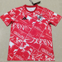 25/26 River Plate  Red Pattern Edition Training Shirts