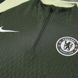 25/26 CHE Army Green Half Pull Tracksuit  (半拉链\军绿)