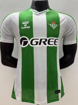 25/26 Real Betis Home   Player Version  Soccer Jersey
