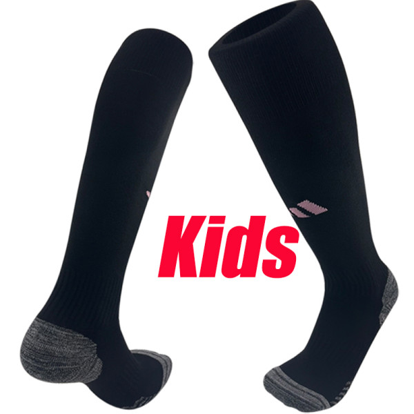 25/26  Inter Miami  Away Black  Kids  socks（儿童）