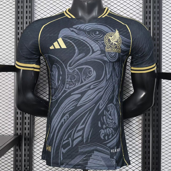 25/26 Mexico Eagle's Head Special Edition Black Player Version Soccer Jersey