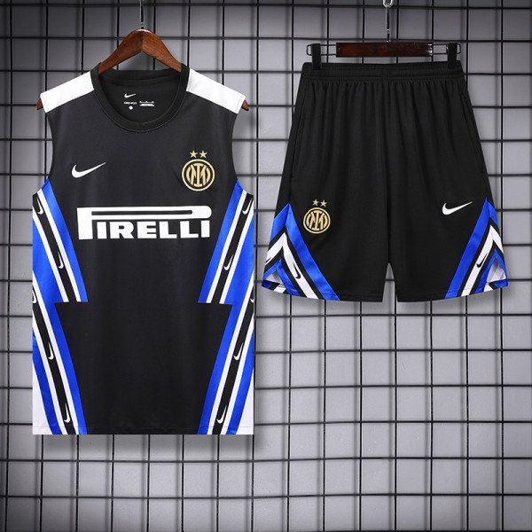 25/26  INT Black Tank top and shorts suit