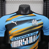 25/26  Marseille Orange & Blue  Player Version Training Shirts