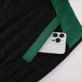 2526  Real Betis White &Black Retro Jacket Tracksuit(01)