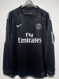 2017/2018 PSG Paris Third  Long Sleeve  Retro Soccer Jersey