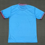 25/26 BAR  Special Edition Sky Blue Fans Soccer Jersey(红胸花）
