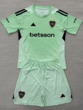 25/26 Boca Juniors Goalkeeper Green  Kids Soccer Jersey