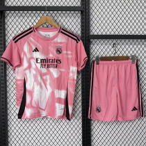 25/26 RMA Pink Edition Kids Soccer Jersey
