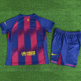 25/26 BAR Home Kids  Player Version Soccer Jersey