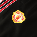 25/26  Man Utd Black & Red Jacket Tracksuit#05