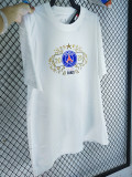 2025 PSG Navy White Champions League pure cotton T-shirt#No.9(纯棉 ）